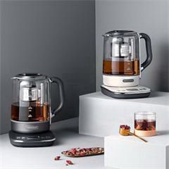 摩飞电器/MORPHY RICHARDS家用煮茶器多功能养生壶智能升降保温茶壶MR6088 椰奶白