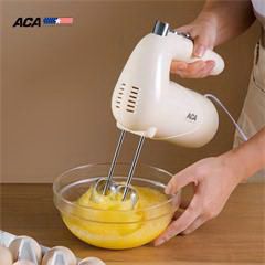 北美电器/ACA打蛋器电动大功率家用双搅拌棒和面自动蛋清打发奶油机奶盖迷小型烘焙蛋糕搅拌机 AHM-S20A