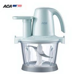 北美电器/ACA绞肉机家用2.6L电动切丝切片不锈钢双刀头多能料理机 绞馅机碎肉切菜搅拌机 AM-MC300