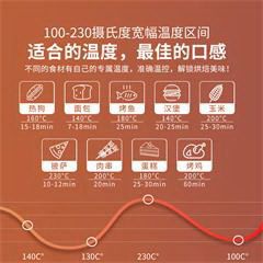 北美电器/ACA电烤箱搪瓷内胆家用台式多功能烘焙电子式独立控温40升大容量独立控温低温发酵 ATOE45S