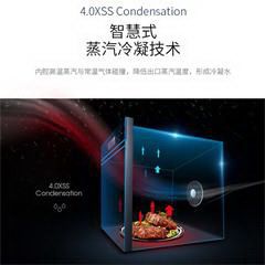 北美电器/ACA嵌入式58L蒸汽电烤箱家用多功能蒸烤箱智能烘焙一体机 ATOEE58A
