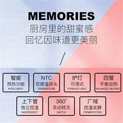 北美电器/ACA电烤箱家用30升电子式智能菜单智能预热广域控温 ATOG33