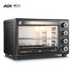 北美电器/ACA电烤箱家用多功能32L大容量内置可视炉灯上下独立控温多层烤位烤箱烤红薯烤蛋糕 ATODHM32A