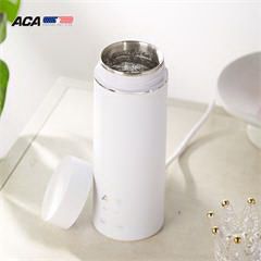 北美电器/ACA迷你便携式温度显示烧水壶烧水杯出国出差旅行电热水壶小功率京品家电 AK-SC30K 升级款