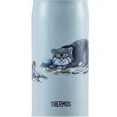 膳魔师/THERMOS400ml环保主题系列不锈钢保温杯 TCMB-400 CAT（兔狲）蓝色