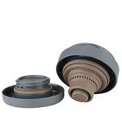 膳魔师/THERMOS500ml保温杯子办公室茶杯带茶漏男女便携泡茶水杯TCMF-500 GR