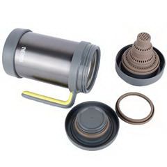 膳魔师/THERMOS500ml保温杯子办公室茶杯带茶漏男女便携泡茶水杯TCMF-500 GR