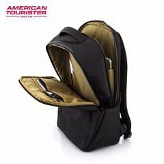 美旅/AmericanTourister背包男潮流大容量电脑包休闲背包商务通勤双肩包2020新款 HL4黑色