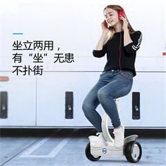 爱尔威/Airwheel 坐立平衡车 两轮体感车双轮电动儿童扭扭车思维车 S8S-15KM白色