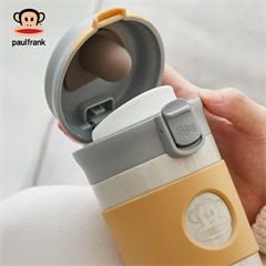 大嘴猴/Paul Frank 男女学生316不锈钢便携保温杯 PFD068 高级灰350ML