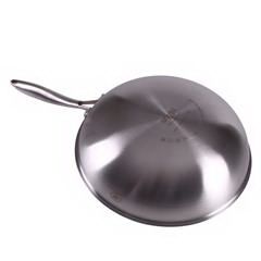 康巴赫/KBH 蜂巢304不锈钢炒菜锅少油烟不粘锅炒锅 明火电磁炉通用32cm CFC32A1