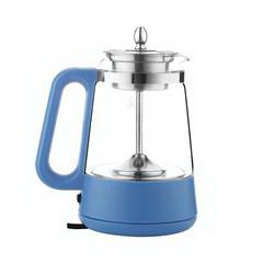 乐扣乐扣/LOCK&LOCK EJC347BLU 煮茶器 1.2L 三档开关设计 蓝色