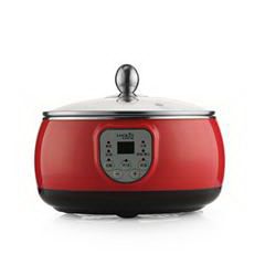 乐扣乐扣/LOCK&LOCK EJP427RED 2L 多功能电蒸锅电热锅宿舍火锅 红色
