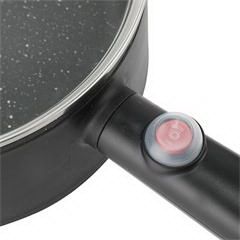 乐扣乐扣/LOCK&LOCK EJP117BLK 1.2L 多用锅（煎，炒，焖，煮）黑色