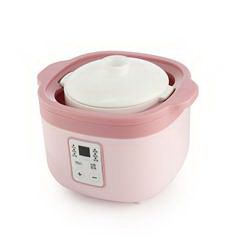 乐扣乐扣/LOCK&LOCK EJP517PIK 电炖盅 800mL 玫瑰红是 多功能迷你电炖锅