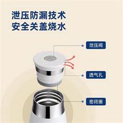 山水/SANSUI 便携电热杯 SZK80F 300ml 纯白色