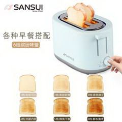 山水/SANSUI多士炉面包机 SDS-070 天蓝色 2片装