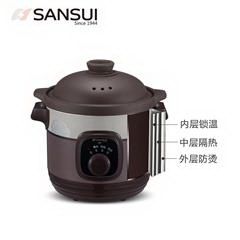 山水/SANSUI电炖锅 机械款 SDZ-B1 紫砂内胆 3L大容量