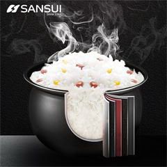 山水/SANSUI SY-50D27 智能双胆电压力锅 5L 黑红色