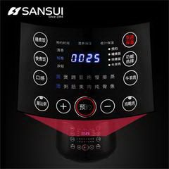 山水/SANSUI SY-50D27 智能双胆电压力锅 5L 黑红色