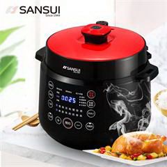 山水/SANSUI SY-50D27 智能双胆电压力锅 5L 黑红色