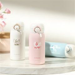 K.S.丘比真空保温杯 KS-675 奶白 320ml