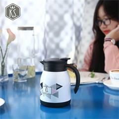 K.S.悦享真空保温壶 KS-653 暖白 600ml