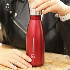 K.S. 利奥真空保温杯套装（保温瓶350ml+焖烧罐430ml）酒红 KS-626