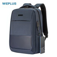 唯加/WEPLUS 休闲简约双肩包 WP1755 藏青色 31*15*44.5CM