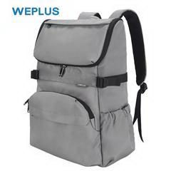 唯加/WEPLUS 时尚休闲双肩包 灰色 29*16*44CM