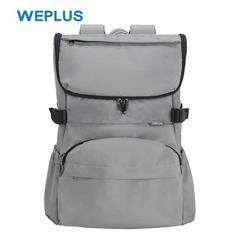 唯加/WEPLUS 时尚休闲双肩包 灰色 29*16*44CM