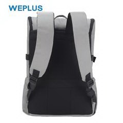 唯加/WEPLUS 时尚休闲双肩包 灰色 29*16*44CM