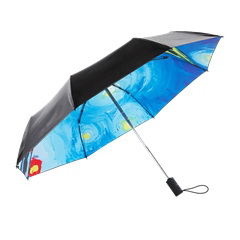 天堂伞 安全式自开自收三折伞 55CM*8K 30681-30673