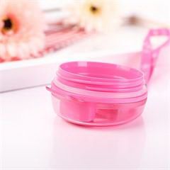 特百惠/Tupperware 水杯晶彩茶韵随心杯塑料杯 柔桃粉  400ML