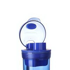 特百惠/Tupperware 水杯晶彩茶韵随心杯塑料杯 明亮蓝 400ML