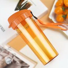 特百惠/Tupperware 茶韵随心杯 500ML 星光橘花橙