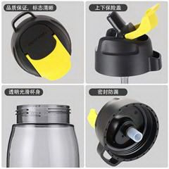 特百惠/Tupperware 乐动随心壶 750ml 乐动酷炫黑