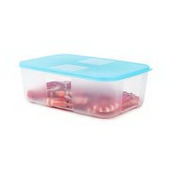 特百惠/Tupperware 冷冻保鲜 6件套 冰箱密封储物收纳盒套装1.7L*6 冰湖蓝