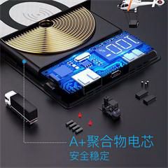 沃品/WOPOW 无线充屏显机线一体移动电源   PW12 充电宝 10000mAh