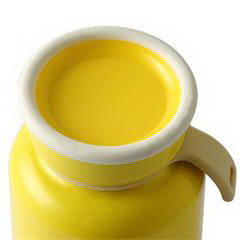 非物/feiwu 萌小Q休闲保温牛奶瓶 FW-820 麦芽黄 330ml