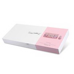 摩天手/Mofii honey 粉色混彩  2.4G无线键盘鼠标套装