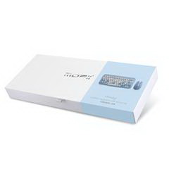 摩天手/Mofii honey 蓝色混彩  2.4G无线键盘鼠标套装