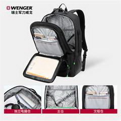 威戈/Wenger 探界系列休闲双肩包 SAB57016109048 黑色 31L