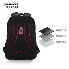 威戈/Wenger 征程系列休闲双肩包 606466 绿色印花 22L