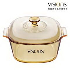 康宁/VISIONS 3L方形煮锅 VS-3-RV/CN