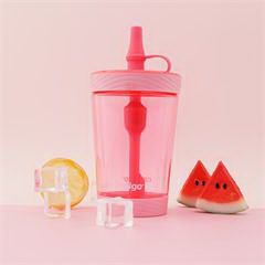 美国康迪克Contigo 防漏冷萃吸管水杯 500ml 粉色