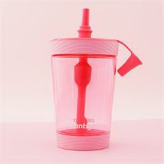 美国康迪克Contigo 防漏冷萃吸管水杯 500ml 粉色