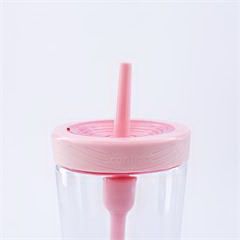 美国康迪克Contigo 防漏冷萃吸管水杯 500ml HBC-JUI036 浅粉色