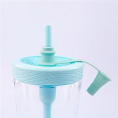美国康迪克Contigo 防漏冷萃吸管水杯 500ml HBC-JUI038 马卡龙蓝