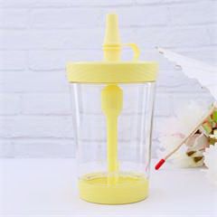 美国康迪克Contigo 防漏冷萃吸管水杯 500ml HBC-JUI039 马卡龙黄